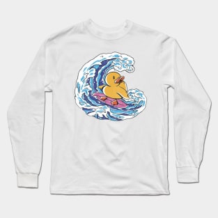 Duck Surfing Long Sleeve T-Shirt